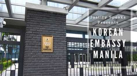 Embassy of the Republic of Korea in Manila, Philippines .